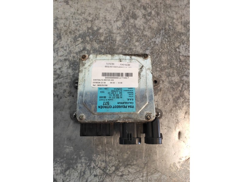 Recambio de centralita direccion para citroen c2 sx referencia OEM IAM 9655757780 577 6900000711 Q1T19075MZE