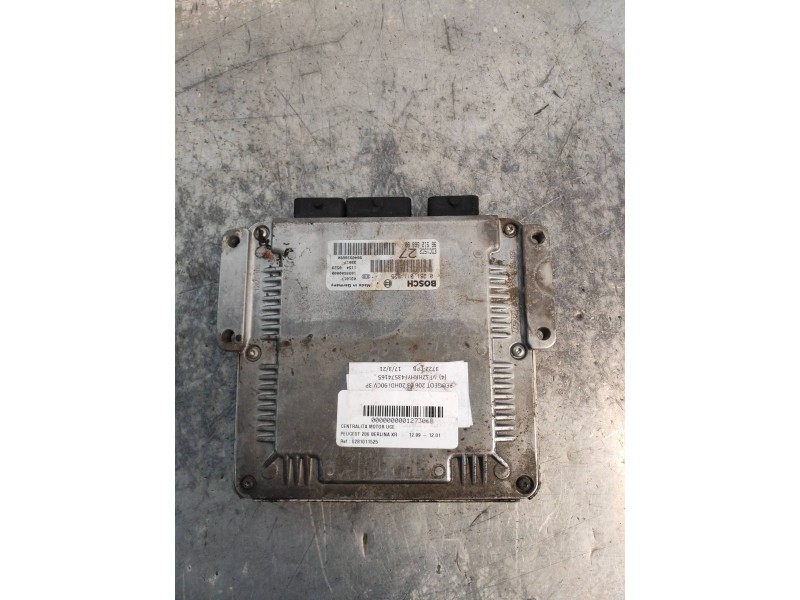 Recambio de centralita motor uce para peugeot 206 berlina xr referencia OEM IAM 0281011525 9651256880 9640938680 EDC15C2 27 BOSC
