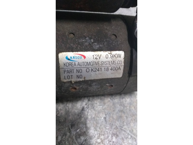 Recambio de motor arranque para kia carens 1.8 monovolumen referencia OEM IAM 24118400A KIA 