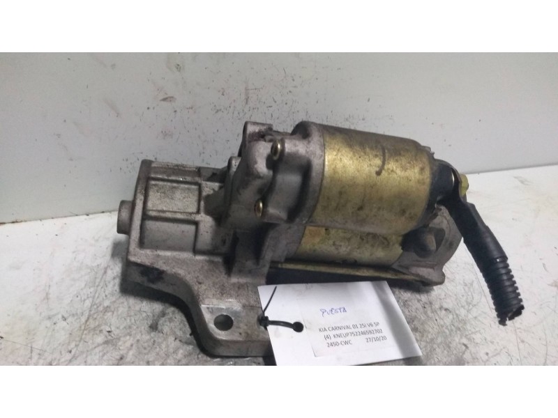 Recambio de motor arranque para kia carnival ii 2.5 v6 ex referencia OEM IAM 111916 KIA 25 V6