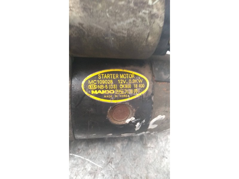 Recambio de motor arranque para kia clarus 1.8 slx highline berlina referencia OEM IAM MC109028 OK90018400 18 16V