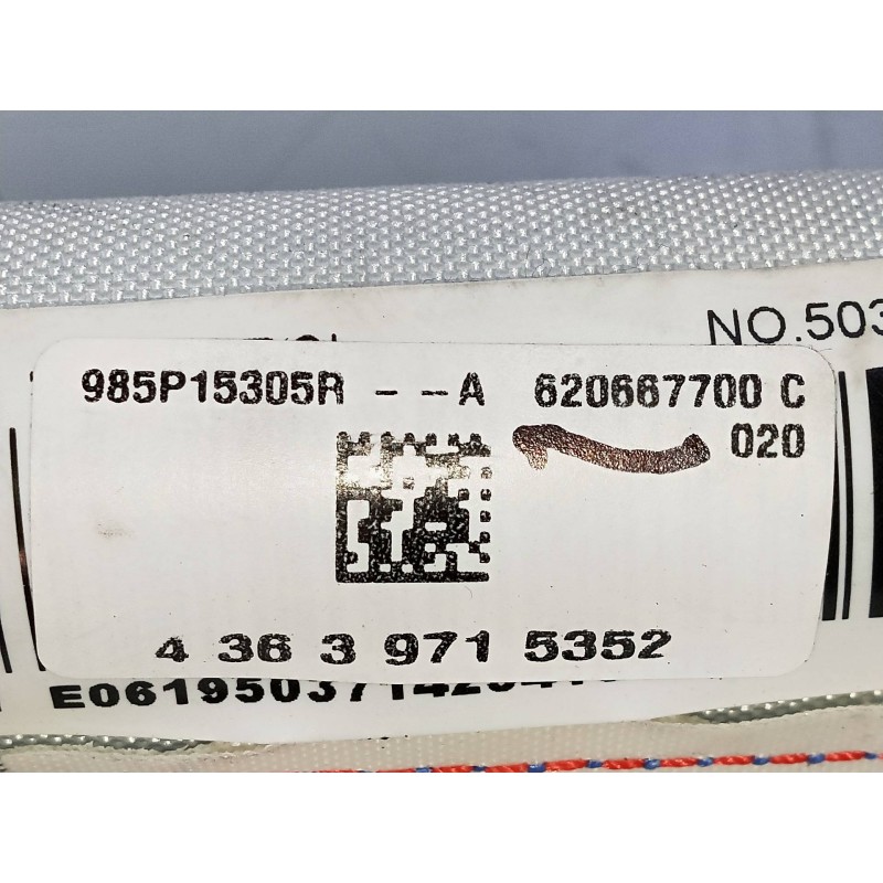 Recambio de airbag cortina delantero izquierdo para renault megane iii sport tourer 1.5 dci diesel referencia OEM IAM 620667700C