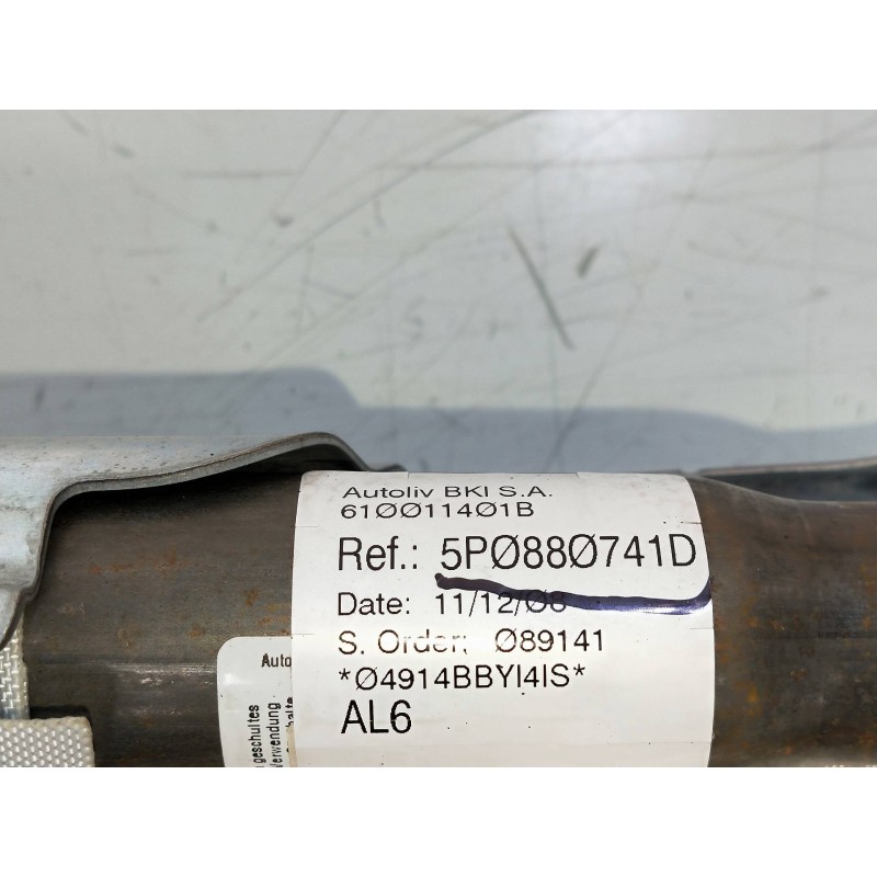 Recambio de airbag cortina delantero izquierdo para seat altea (5p1) 1.9 tdi referencia OEM IAM 5P0880741D  