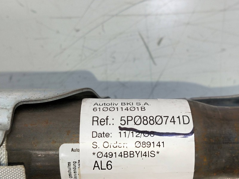 Recambio de airbag cortina delantero izquierdo para seat altea (5p1) 1.9 tdi referencia OEM IAM 5P0880741D  