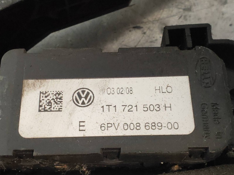 Recambio de potenciometro pedal para volkswagen caddy ka/kb (2k) furg. referencia OEM IAM 1T1721503H 6PV00868900 