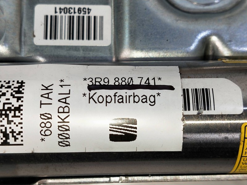 Recambio de airbag cortina delantero izquierdo para seat exeo st (3r5)(2009>) 2.0 tdi referencia OEM IAM 3R9880741  