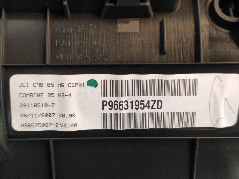Recambio de cuadro instrumentos para citroen c4 berlina exclusive referencia OEM IAM P96631954ZD  