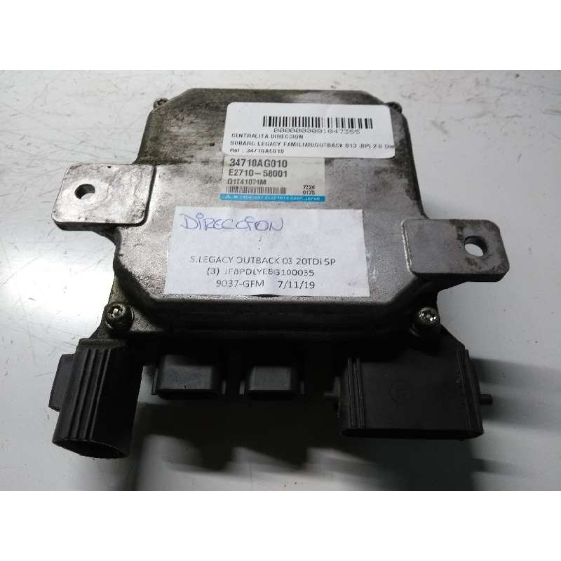 Recambio de centralita direccion para subaru legacy familiar/outback b13 (bp) 2.0 diesel cat referencia OEM IAM 34710AG010 E2710