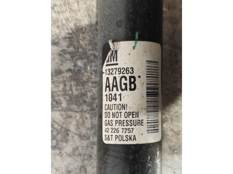 Recambio de amortiguador trasero derecho para opel astra j lim. 1.7 16v cdti referencia OEM IAM 13279263 422267257 