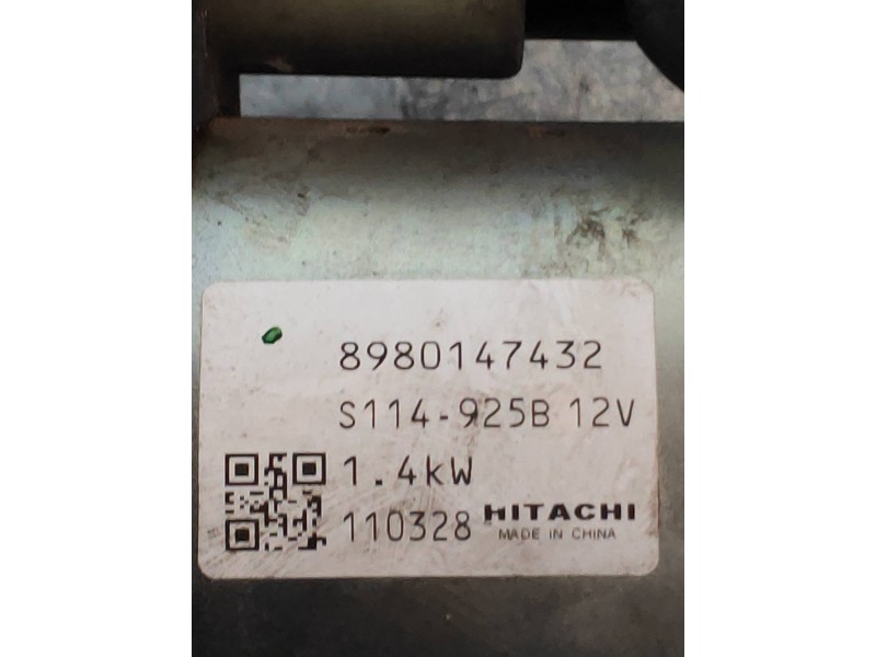 Recambio de motor arranque para opel astra j lim. 1.7 16v cdti referencia OEM IAM 8980147432 S114925B 