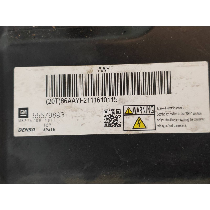 Recambio de centralita motor uce para opel astra j lim. 1.7 16v cdti referencia OEM IAM 2757001011 55579893 