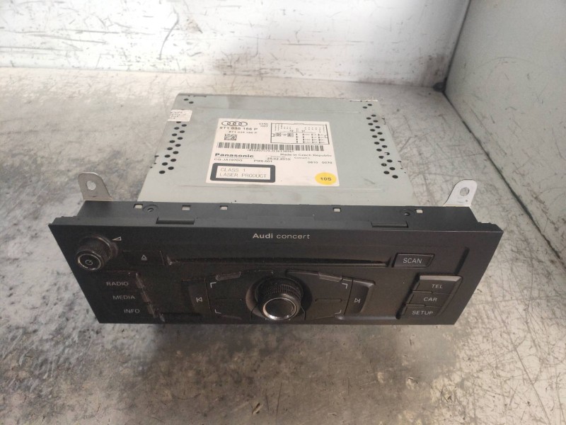 Recambio de sistema audio / radio cd para audi a4 avant (8k5) (2008) básico referencia OEM IAM 8T1035186P CQJA1970G 8R1057186N
