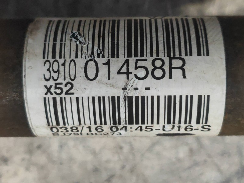 Recambio de transmision delantera derecha para dacia logan ii ambiance referencia OEM IAM 391001458R  