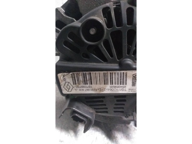 Recambio de alternador para nissan tiida (c11x/sc11x) acenta referencia OEM IAM 8200667608A VALEO 15DCI