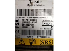 Recambio de centralita airbag para citroen c3 1.4 hdi cool referencia OEM IAM 9663357480 LTV9J30A783  2