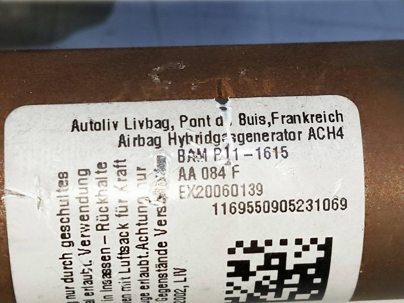 Recambio de airbag cortina delantero izquierdo para toyota prius (nhw30) plug-in hybrid advance referencia OEM IAM BAMPT11615  