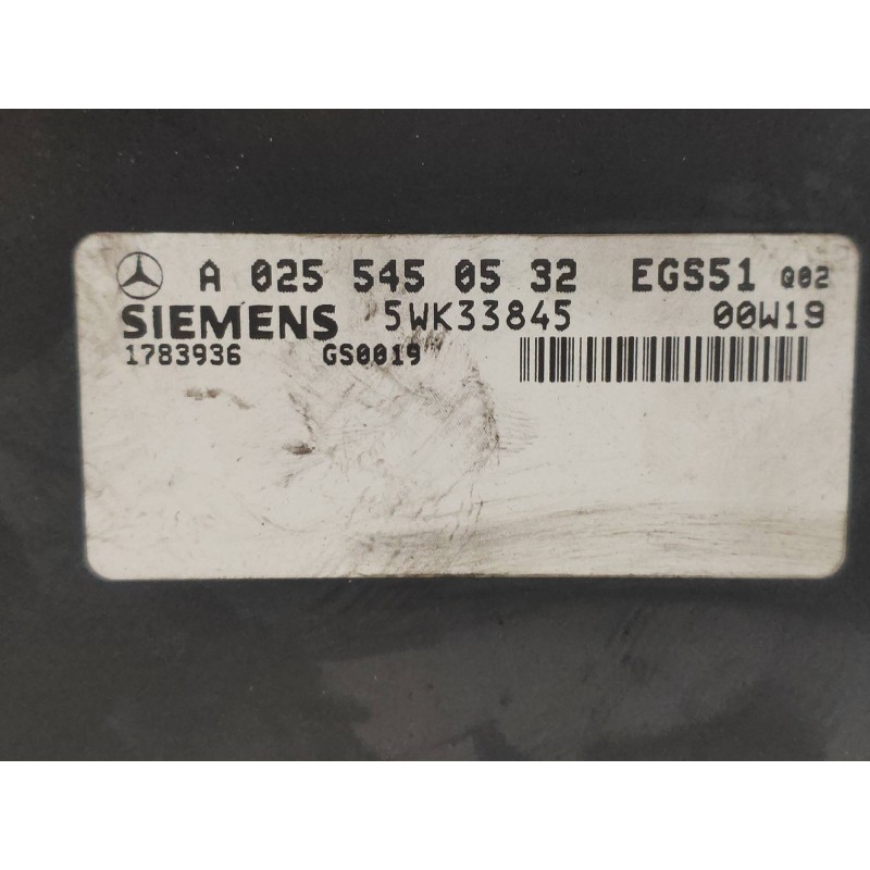 Recambio de modulo electronico para mercedes clase e (w210) berlina diesel 320 cdi (210.026) referencia OEM IAM 5WK33845 0255450