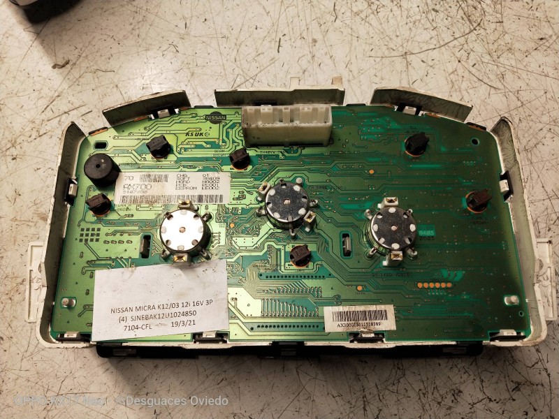 Recambio de cuadro instrumentos para nissan micra (k12e) 1.2 cat referencia OEM IAM AX700 3147398 70