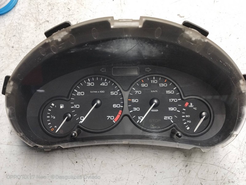 Recambio de cuadro instrumentos para peugeot 206 berlina xr referencia OEM IAM 9645096180   Recambio de cuadro instrumentos para peugeot 206 berlina xr referencia OEM IAM 9645096180
