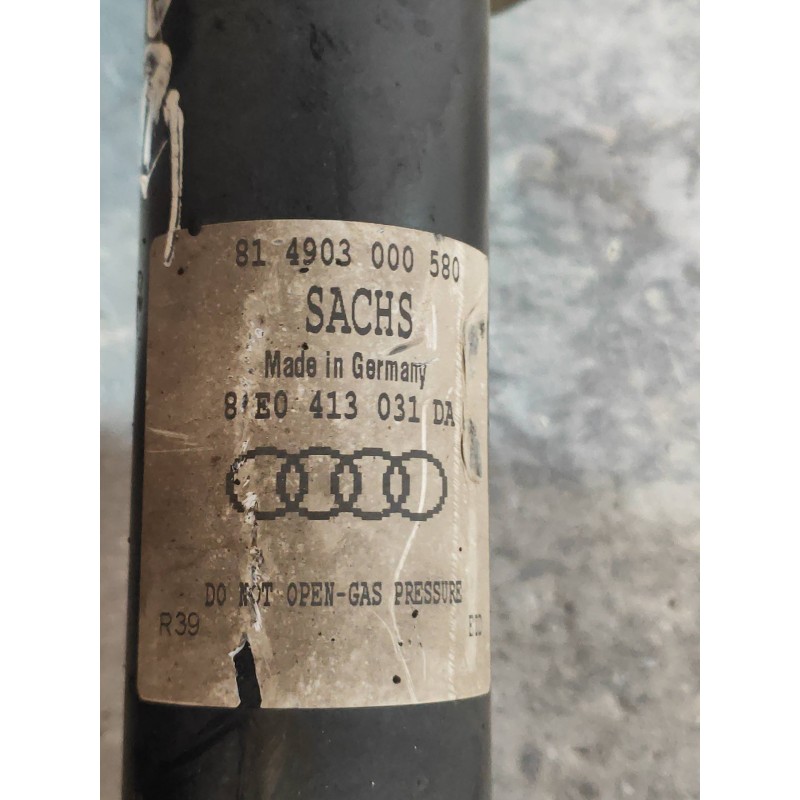 Recambio de amortiguador delantero derecho para audi a4 berlina (8e) 2.7 tdi (dpf) referencia OEM IAM 8E0413031DA 814903000580 