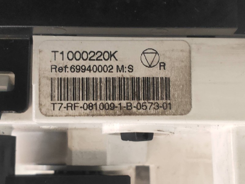 Recambio de mando calefaccion / aire acondicionado para peugeot 308 confort referencia OEM IAM T1000220K 69940002 
