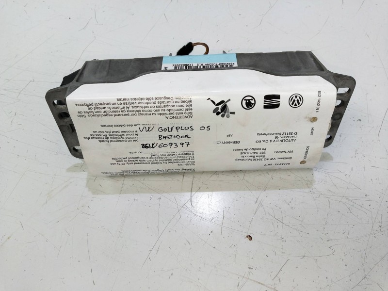 Recambio de airbag delantero derecho para volkswagen golf plus (5m1) 1.9 tdi referencia OEM IAM   