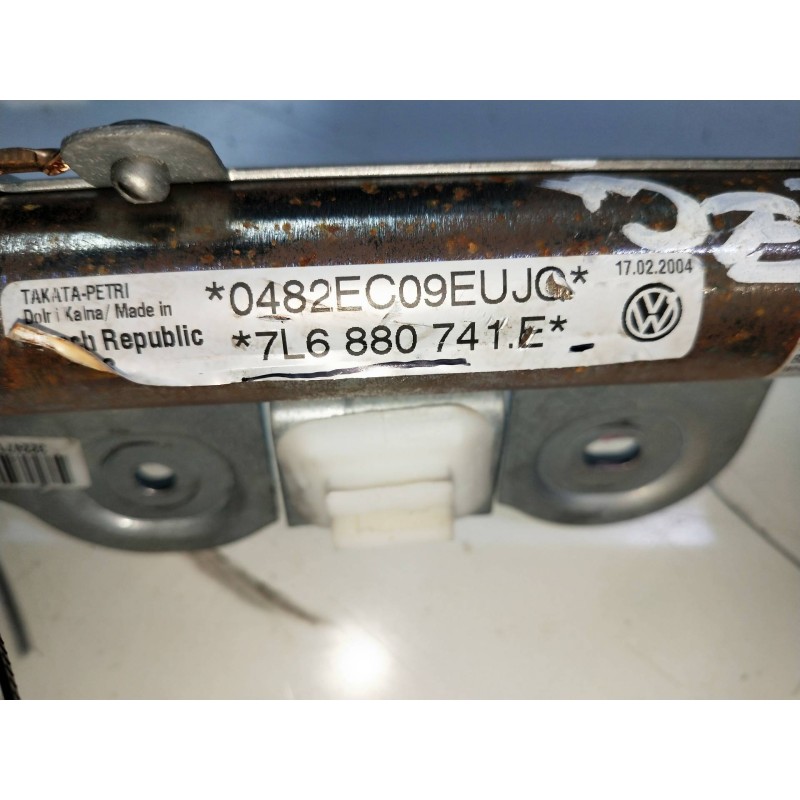 Recambio de airbag cortina delantero izquierdo para volkswagen touareg (7la) 2.5 tdi referencia OEM IAM 7L6880741E  