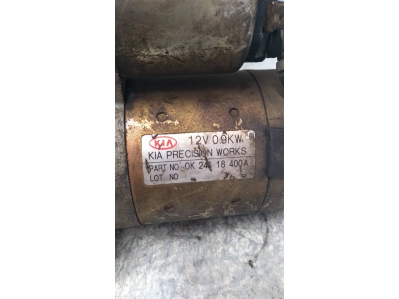 Recambio de motor arranque para kia rio rs paket s berlina (5-ptas.) referencia OEM IAM OK24118400A KIA  Recambio de motor arranque para kia rio rs paket s berlina (5-ptas.) referencia OEM IAM OK24118400A KIA