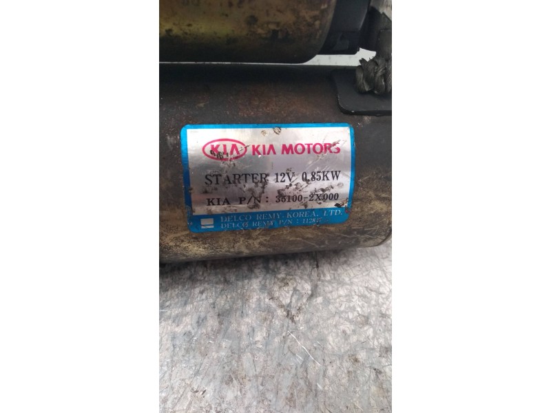 Recambio de motor arranque para kia shuma ii 1.6 ls 4 berlina referencia OEM IAM 361002X000 KIA 16V