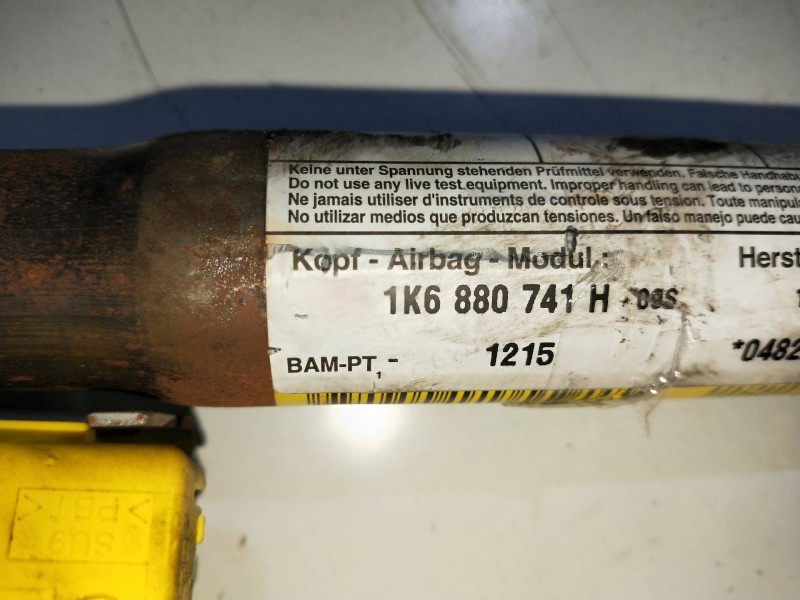 Recambio de airbag cortina delantero izquierdo para volkswagen golf v berlina (1k1) 1.9 tdi referencia OEM IAM 1K6880741H  