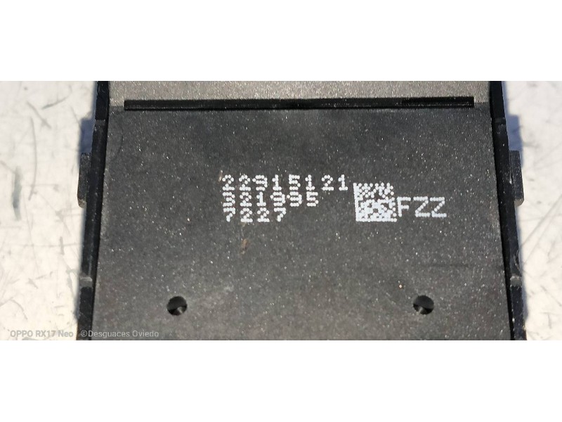 Recambio de mando elevalunas delantero izquierdo para opel mokka x innovation start/stop referencia OEM IAM 22915121  