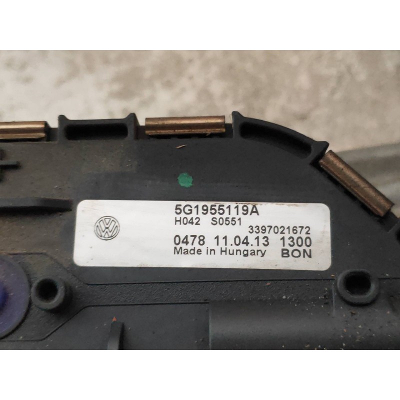 Recambio de motor limpia delantero para volkswagen golf vii lim. (5g1) advance bluemotion referencia OEM IAM 5G1955119A 33970216
