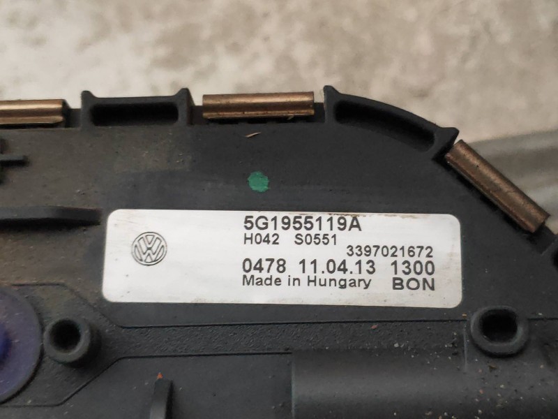 Recambio de motor limpia delantero para volkswagen golf vii lim. (5g1) advance bluemotion referencia OEM IAM 5G1955119A 33970216