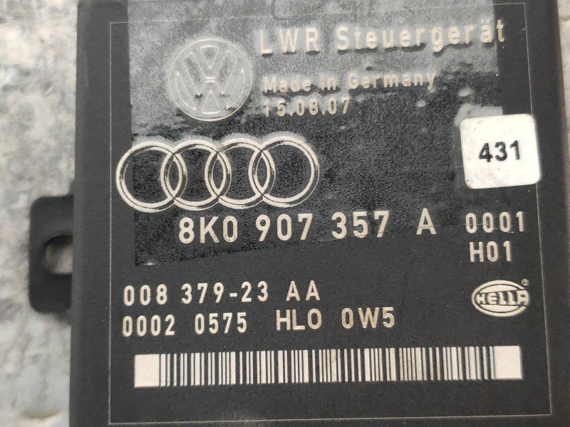Recambio de centralita luces para audi a5 coupe (8t) 3.0 tdi quattro referencia OEM IAM 8K0907357A 00837923AA 