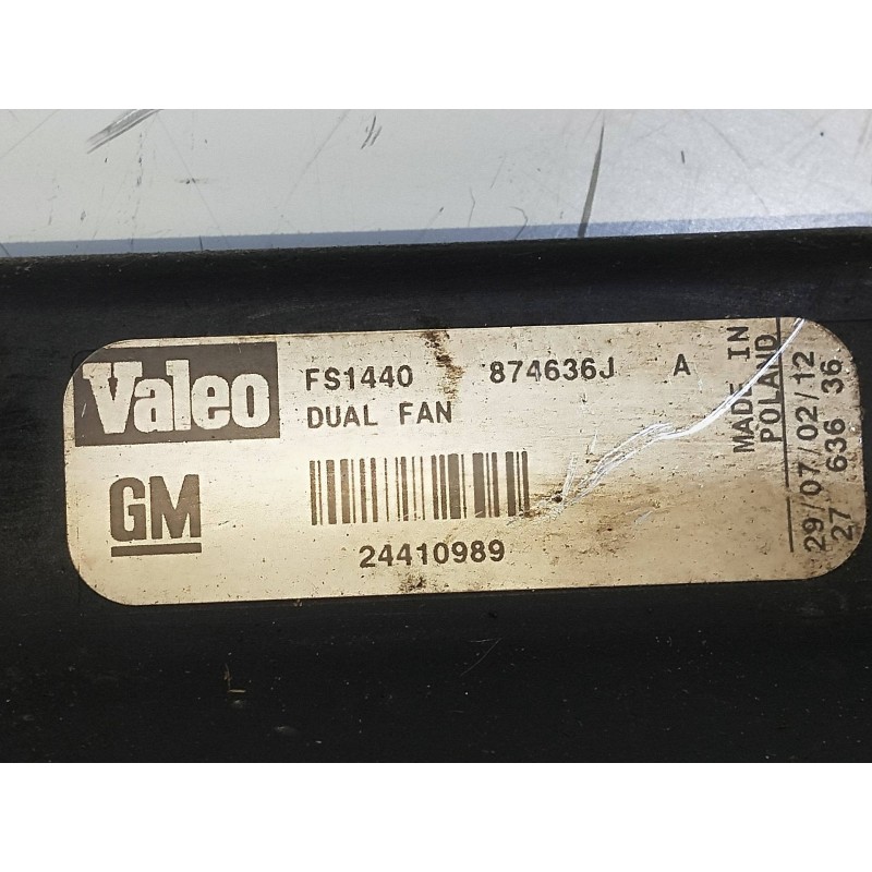 Recambio de electroventilador para saab 9-3 berlina 2.2 16v tid cat referencia OEM IAM 24410989 874636J 