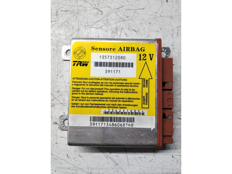 Recambio de centralita airbag para citroen jumper caja abierta (06.2006 =>) referencia OEM IAM 1357312080 391171  Recambio de centralita airbag para citroen jumper caja abierta (06.2006 =>) referencia OEM IAM 1357312080 391171