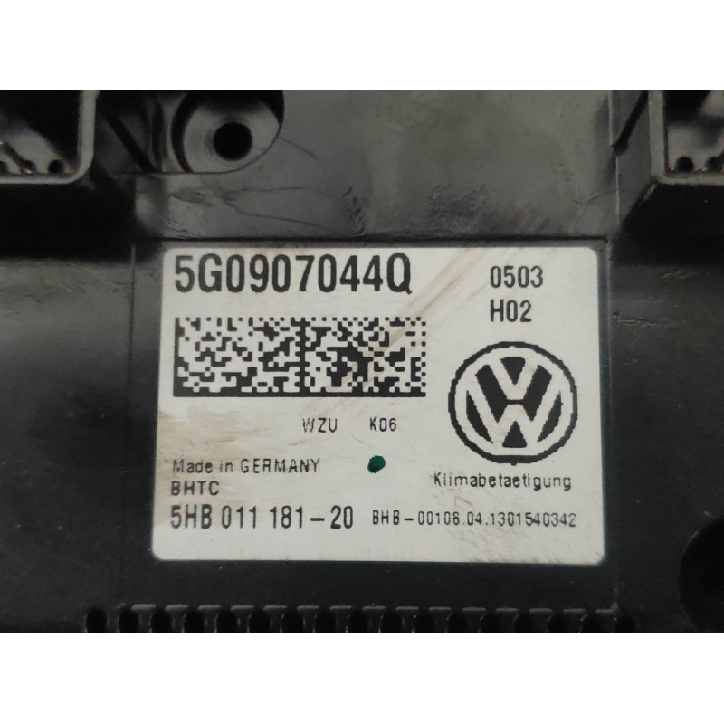 Recambio de mando calefaccion / aire acondicionado para volkswagen golf vii lim. (5g1) advance bluemotion referencia OEM IAM 5G0