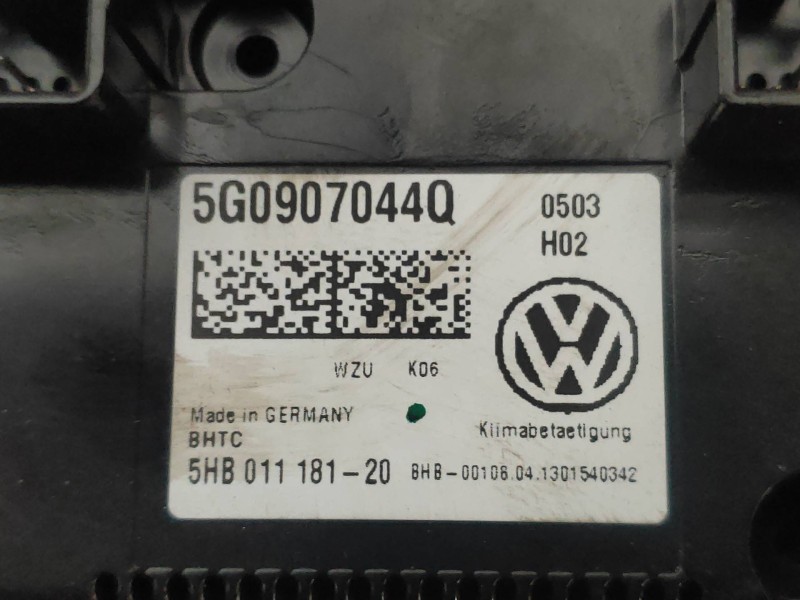 Recambio de mando calefaccion / aire acondicionado para volkswagen golf vii lim. (5g1) advance bluemotion referencia OEM IAM 5G0