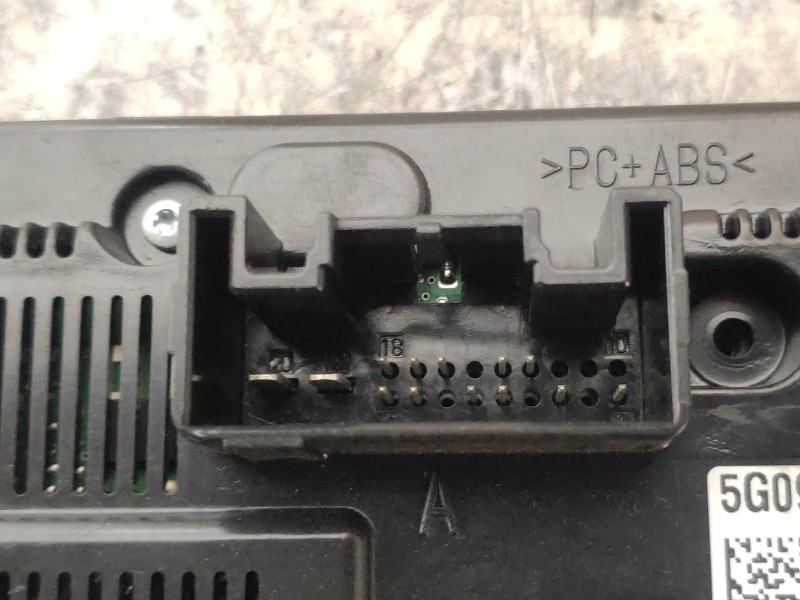 Recambio de mando calefaccion / aire acondicionado para volkswagen golf vii lim. (5g1) advance bluemotion referencia OEM IAM 5G0