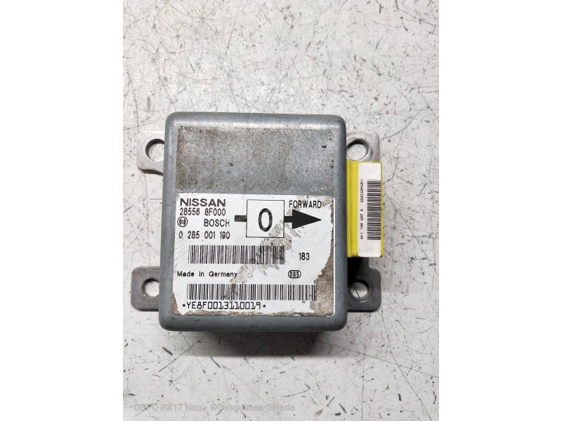 Recambio de centralita airbag para nissan terrano/terrano.ii (r20) referencia OEM IAM 0285001190 285568F000 
