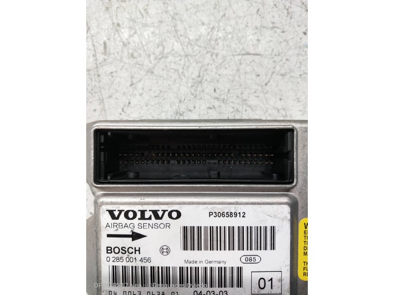 Recambio de centralita airbag para volvo s60 berlina referencia OEM IAM 0285001456 P30658912 040063063801