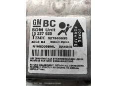 Recambio de centralita airbag para opel astra h berlina referencia OEM IAM 327963935 13227920 4208B4 2