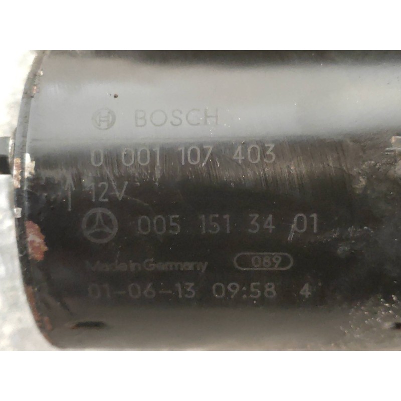 Recambio de motor arranque para mercedes clase c (w203) sportcoupe c 200 compressor (203.745) referencia OEM IAM 0001107403 0051