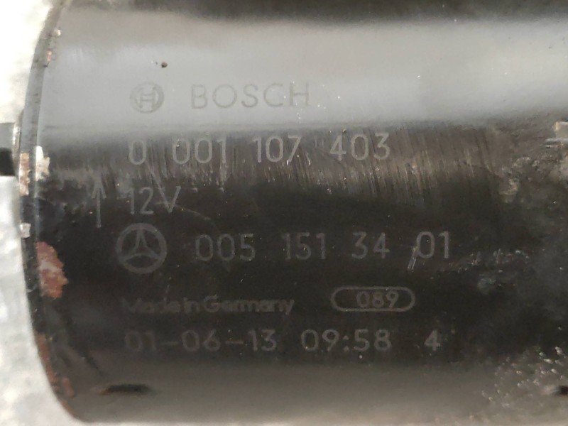 Recambio de motor arranque para mercedes clase c (w203) sportcoupe c 200 compressor (203.745) referencia OEM IAM 0001107403 0051