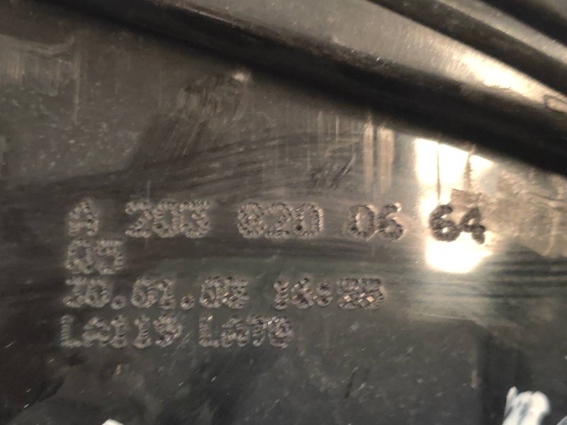 Recambio de piloto trasero derecho para mercedes clase c (w203) sportcoupe c 200 compressor (203.745) referencia OEM IAM 2038200