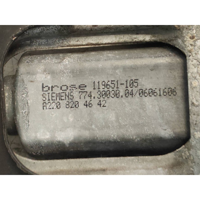 Recambio de elevalunas delantero izquierdo para mercedes clase c (w203) sportcoupe c 200 compressor (203.745) referencia OEM IAM