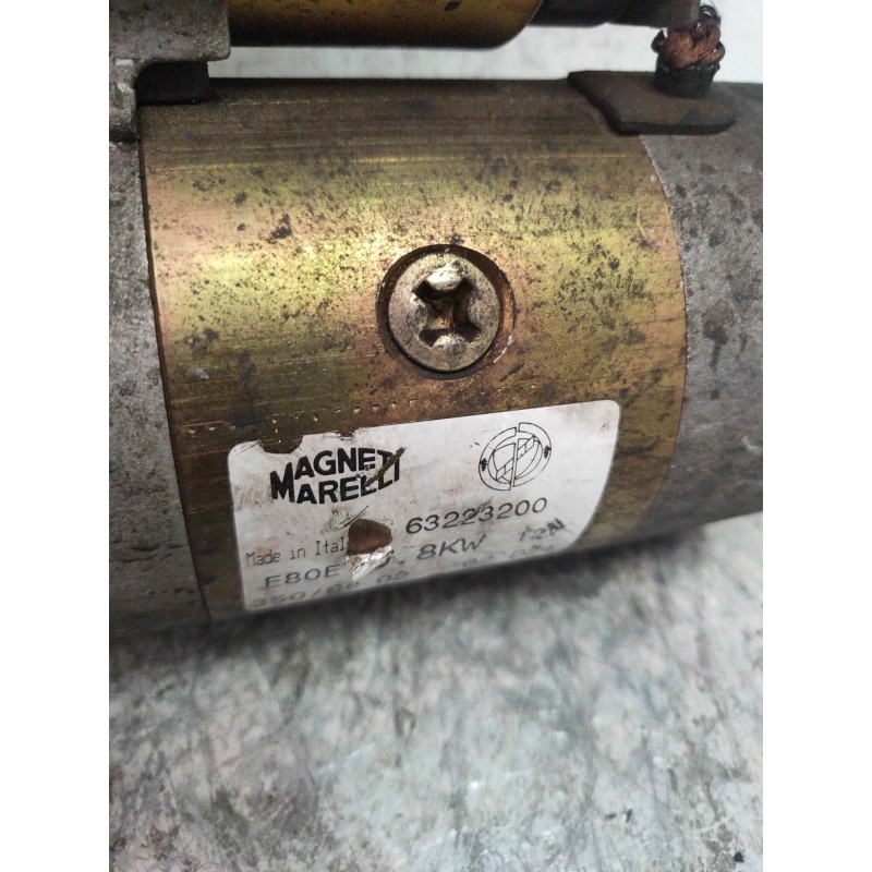 Recambio de motor arranque para lancia ypsilon (101) 1.2 8v oro (desde 10/06) referencia OEM IAM 63223200 AGNETI MARELLI 