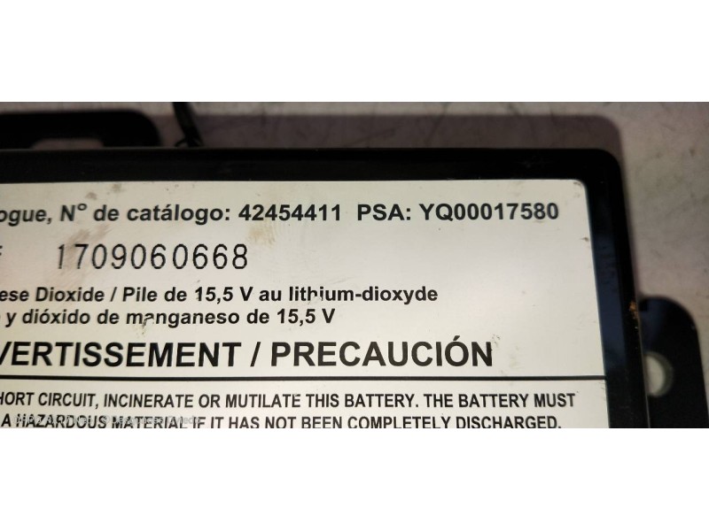 Recambio de modulo electronico para opel mokka x innovation start/stop referencia OEM IAM YQ00017580  