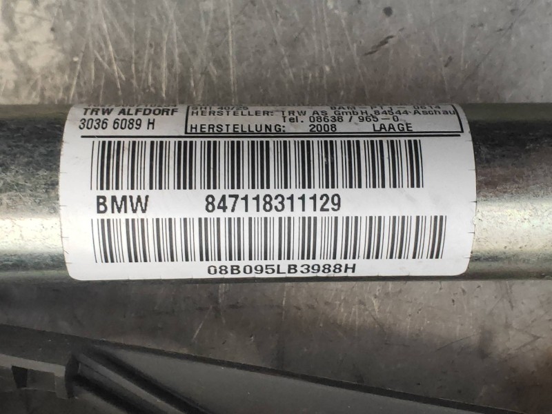 Recambio de airbag cortina delantero izquierdo para bmw serie 3 coupe (e92) 320d referencia OEM IAM 847118311129  72127118311