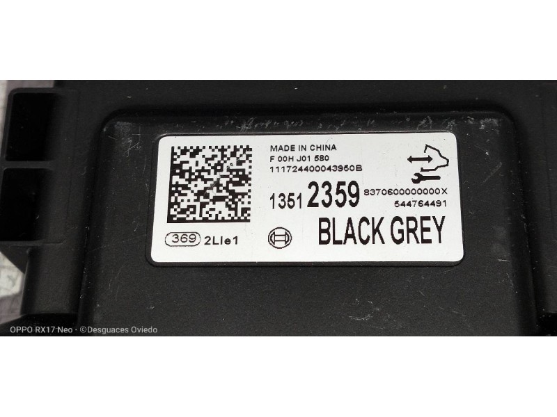 Recambio de modulo electronico para opel mokka x innovation start/stop referencia OEM IAM 13612359  